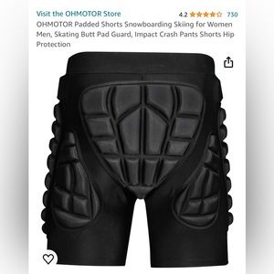 padded butt pads for skiing, snowboarding, skating etc - used size M